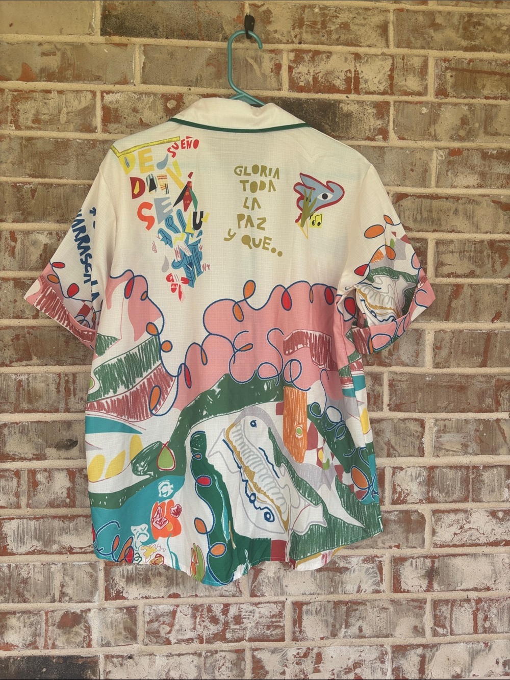 Alemais Colorful Abstract Print Short-Sleeve Shirt - Picture 3 of 7